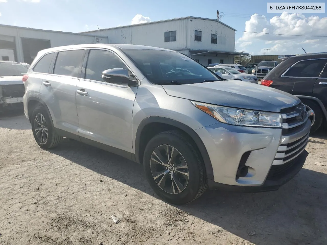 2019 Toyota Highlander Le VIN: 5TDZARFH7KS044258 Lot: 74551354