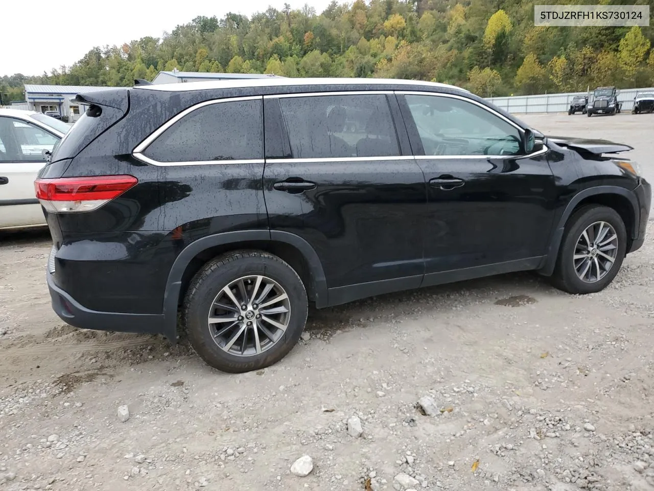 2019 Toyota Highlander Se VIN: 5TDJZRFH1KS730124 Lot: 75876744