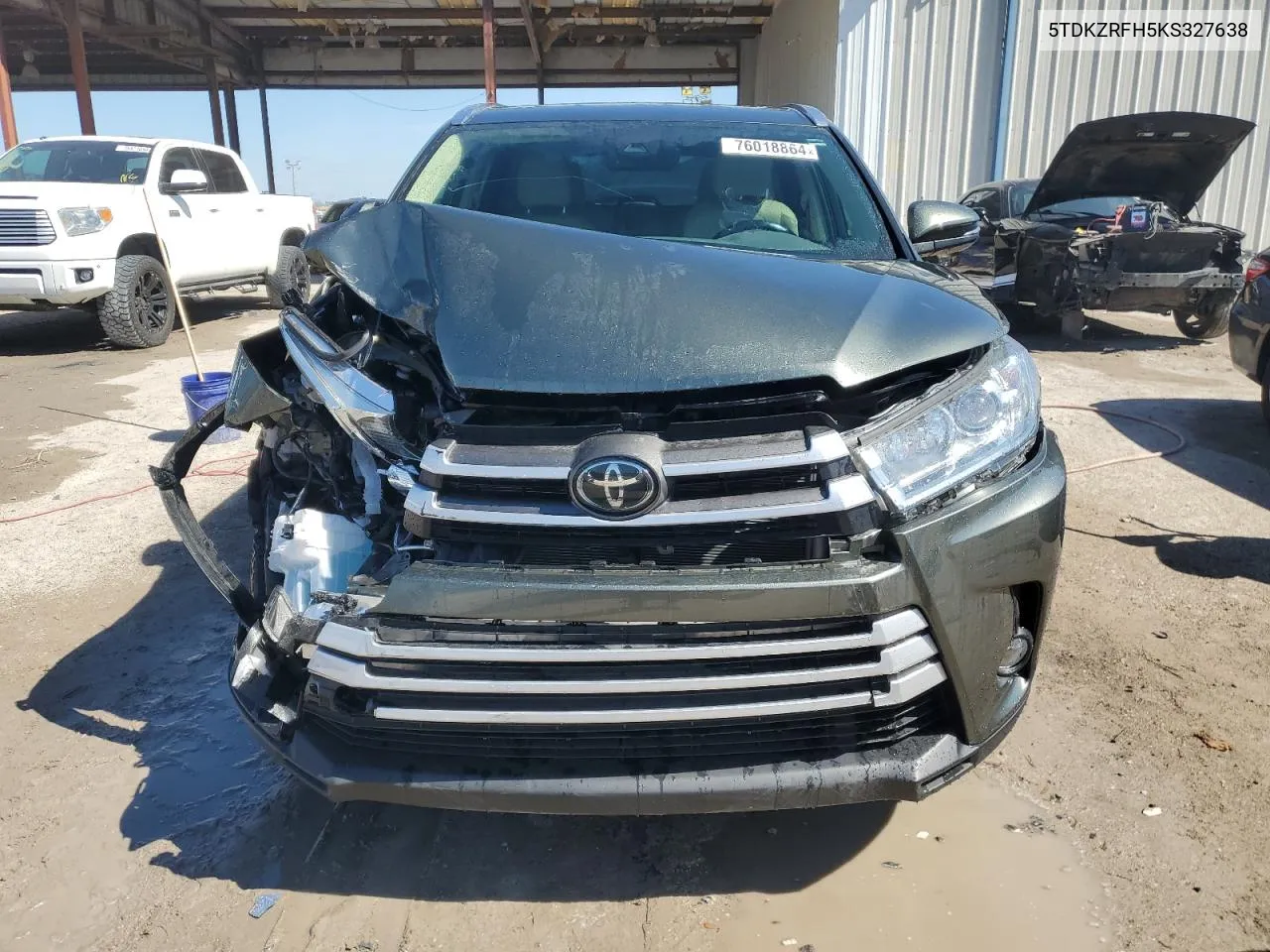 2019 Toyota Highlander Se VIN: 5TDKZRFH5KS327638 Lot: 76018864