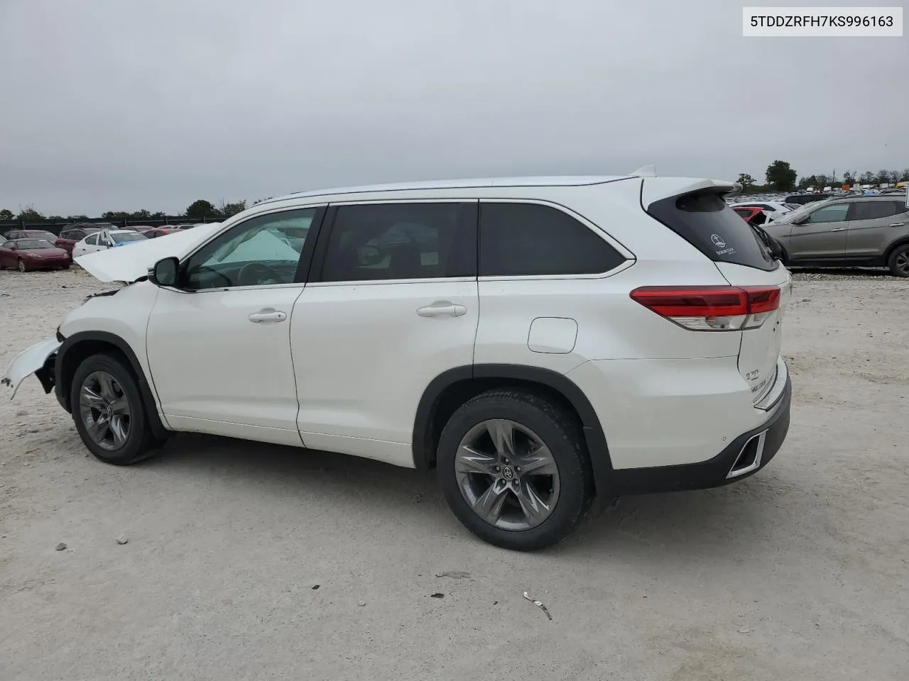 5TDDZRFH7KS996163 2019 Toyota Highlander Limited