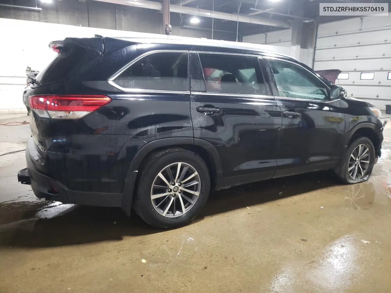 2019 Toyota Highlander Se VIN: 5TDJZRFH8KS570419 Lot: 77456114