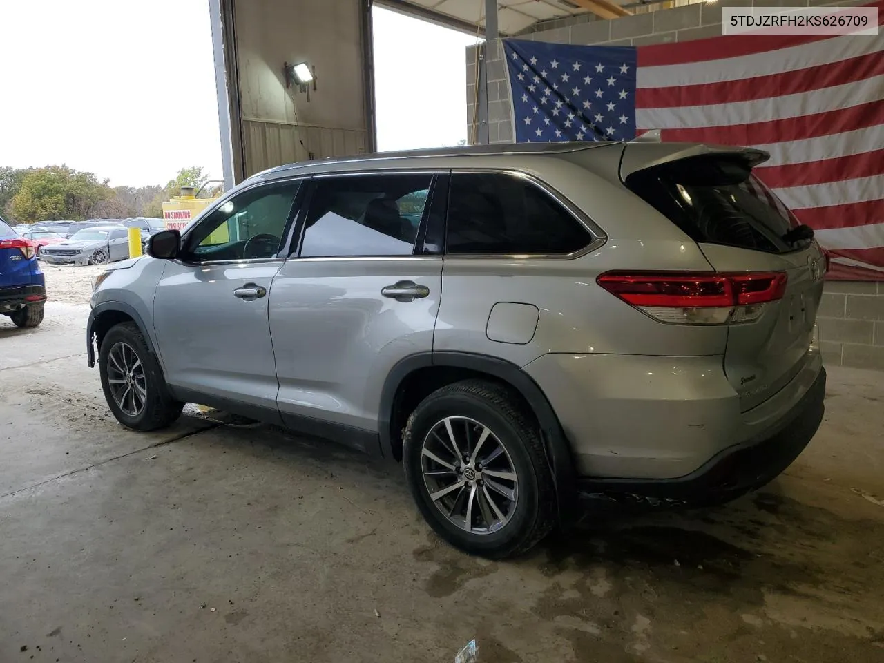 2019 Toyota Highlander Se VIN: 5TDJZRFH2KS626709 Lot: 78068024