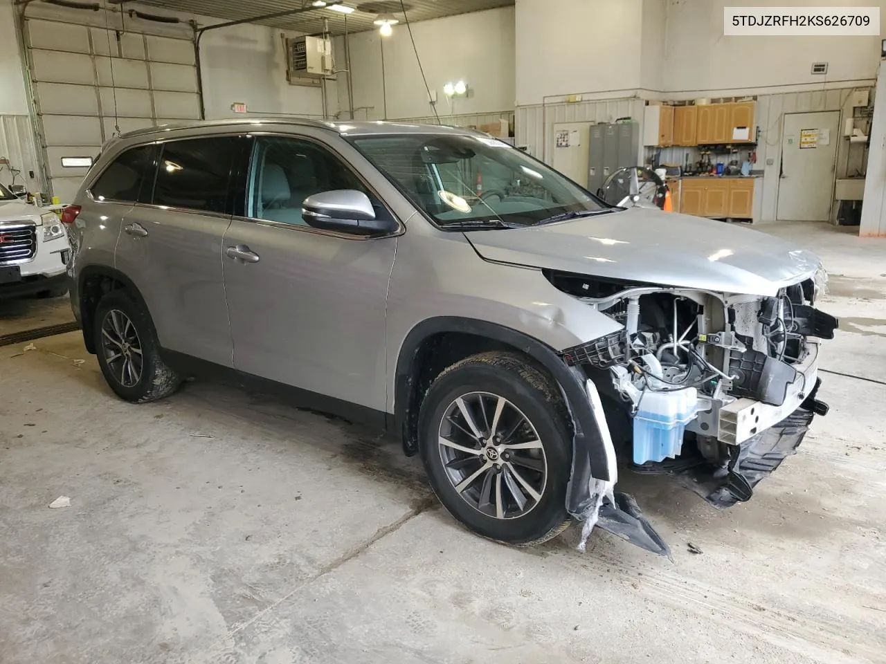 2019 Toyota Highlander Se VIN: 5TDJZRFH2KS626709 Lot: 78068024