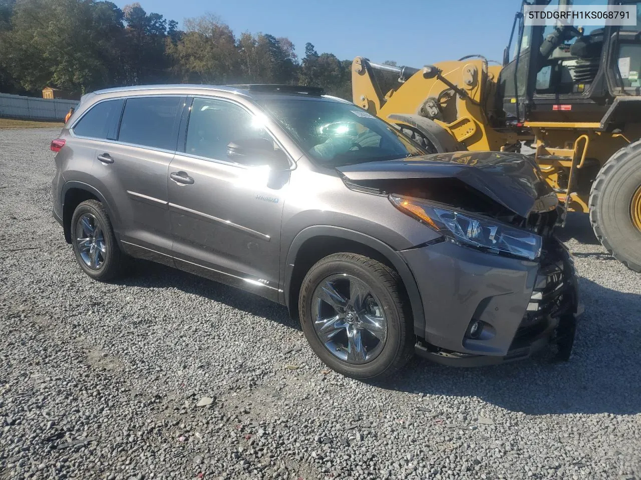 2019 Toyota Highlander Hybrid Limited VIN: 5TDDGRFH1KS068791 Lot: 78382994