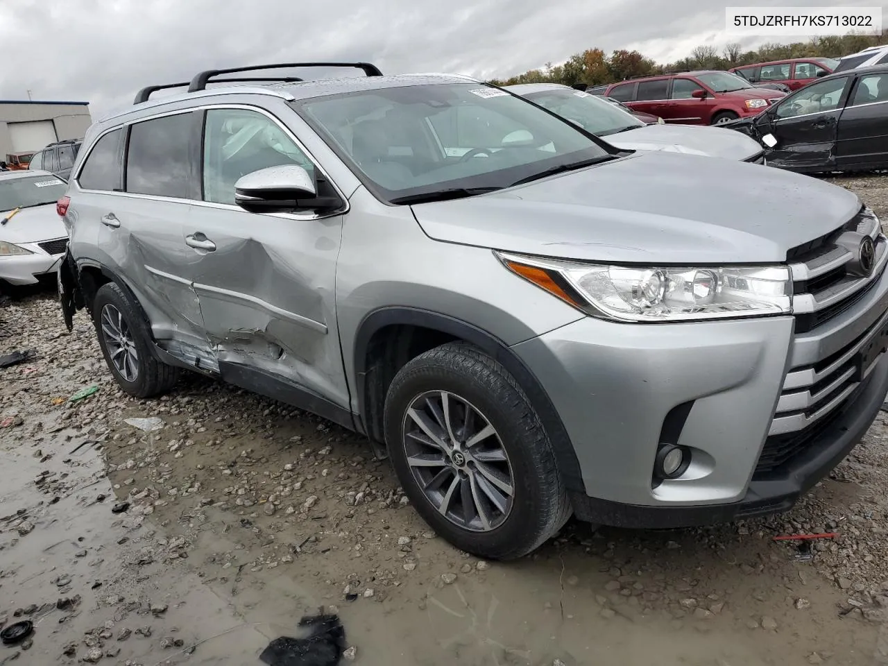 2019 Toyota Highlander Se VIN: 5TDJZRFH7KS713022 Lot: 78667444