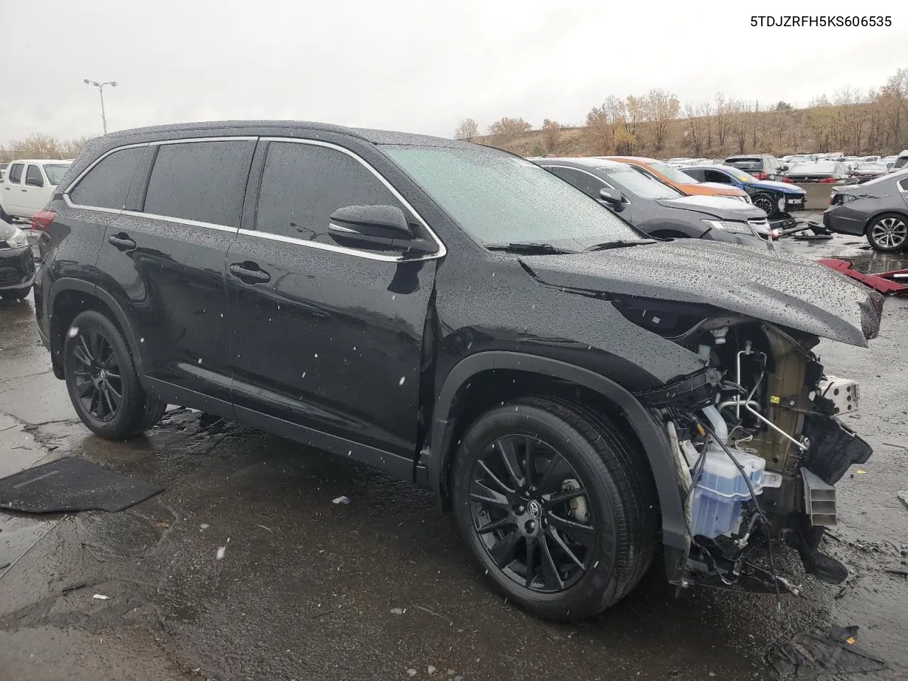 2019 Toyota Highlander Se VIN: 5TDJZRFH5KS606535 Lot: 78937264