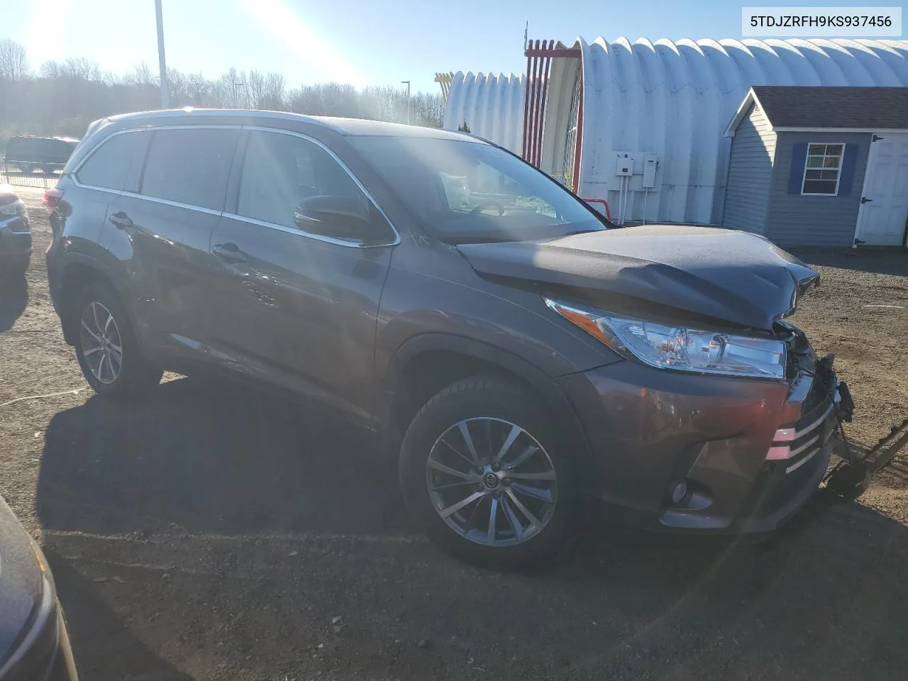 2019 Toyota Highlander Se VIN: 5TDJZRFH9KS937456 Lot: 79634584