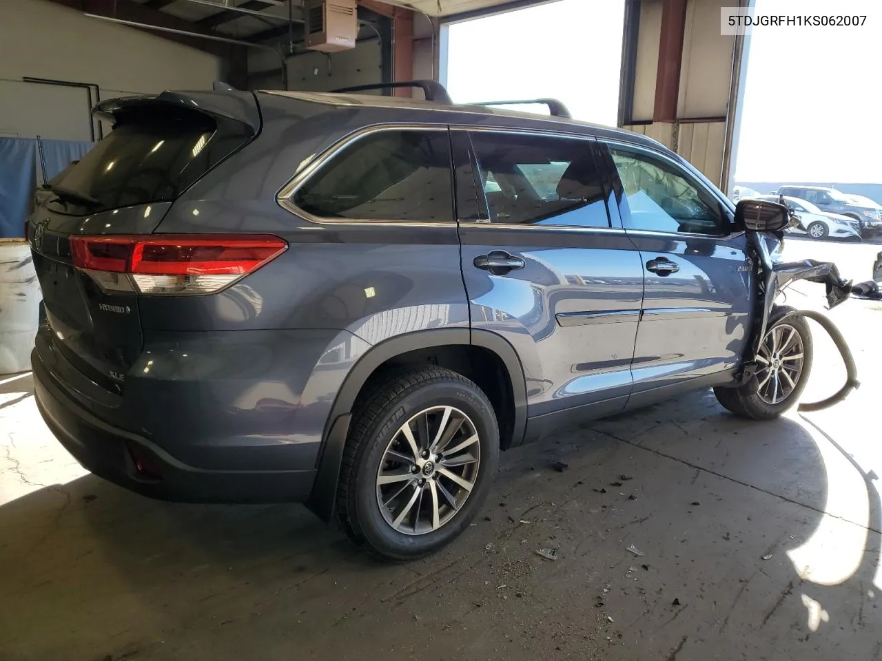 2019 Toyota Highlander Hybrid VIN: 5TDJGRFH1KS062007 Lot: 79778324