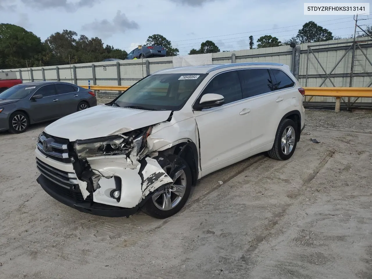 2019 Toyota Highlander Limited VIN: 5TDYZRFH0KS313141 Lot: 79848084