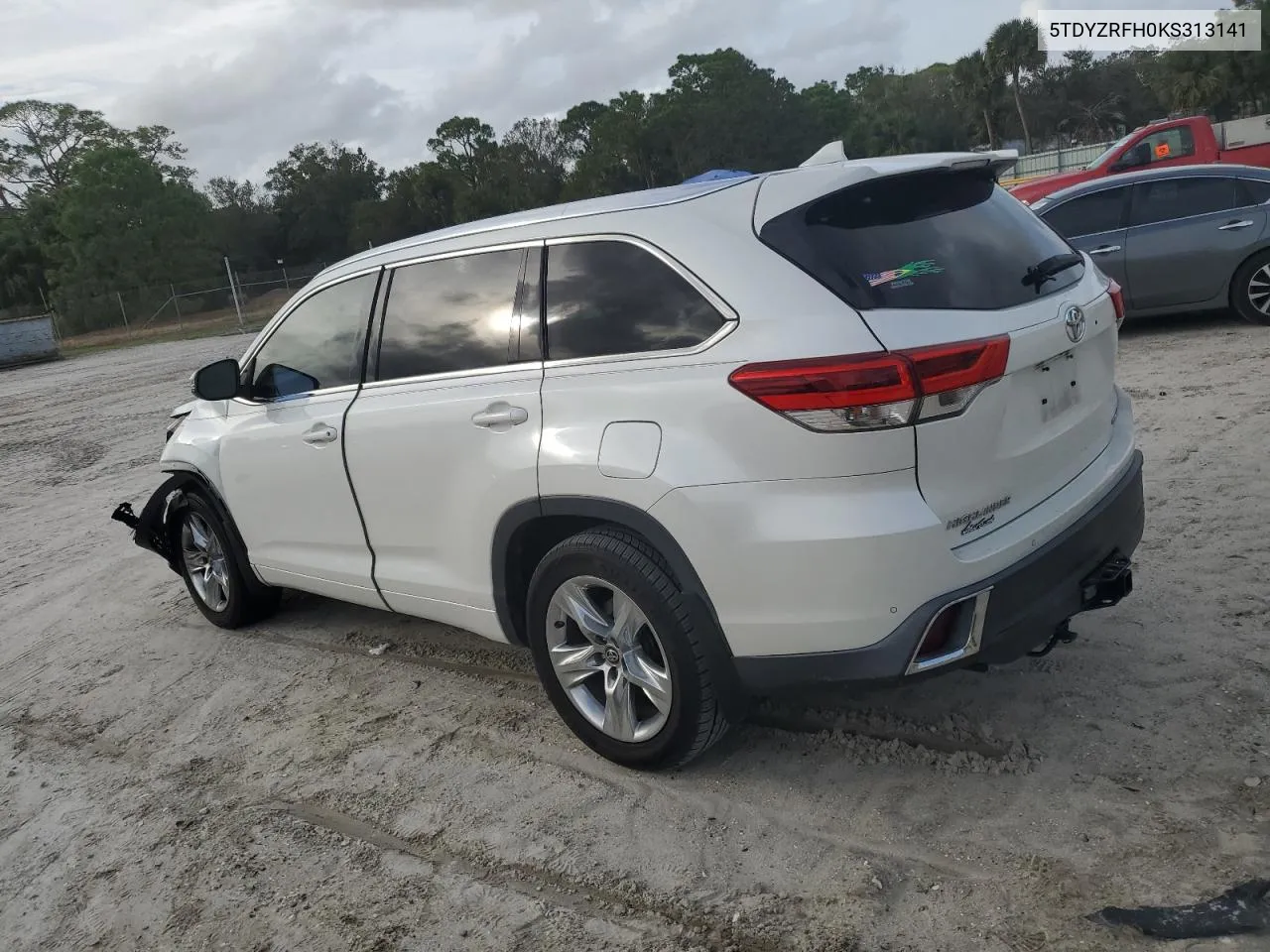 2019 Toyota Highlander Limited VIN: 5TDYZRFH0KS313141 Lot: 79848084