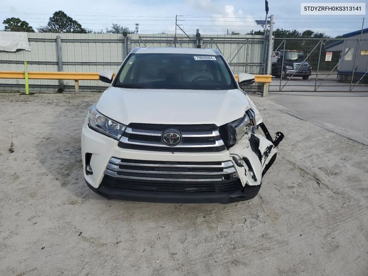 2019 Toyota Highlander Limited VIN: 5TDYZRFH0KS313141 Lot: 79848084