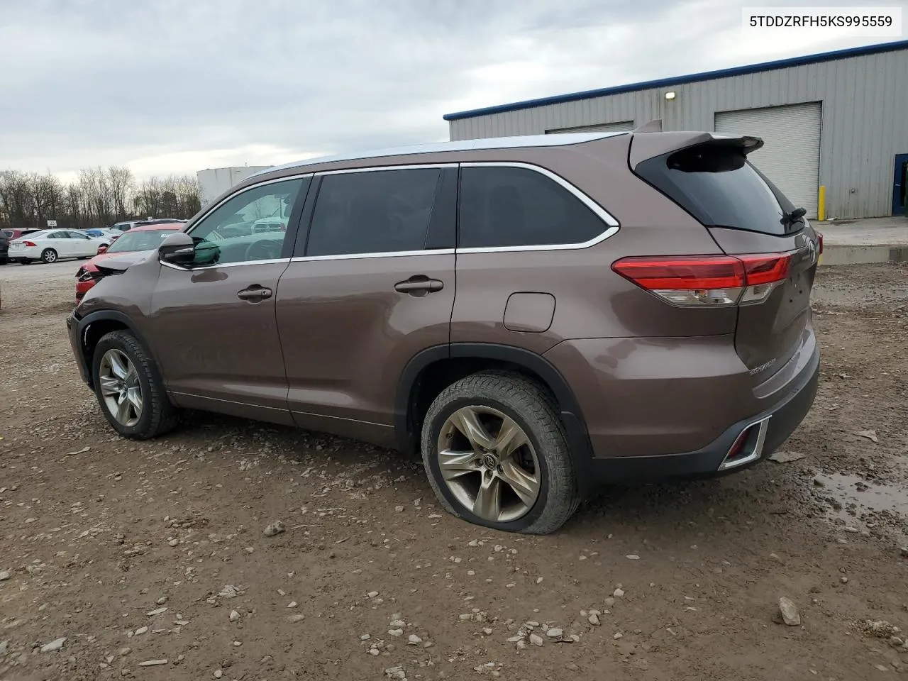 2019 Toyota Highlander Limited VIN: 5TDDZRFH5KS995559 Lot: 80048634