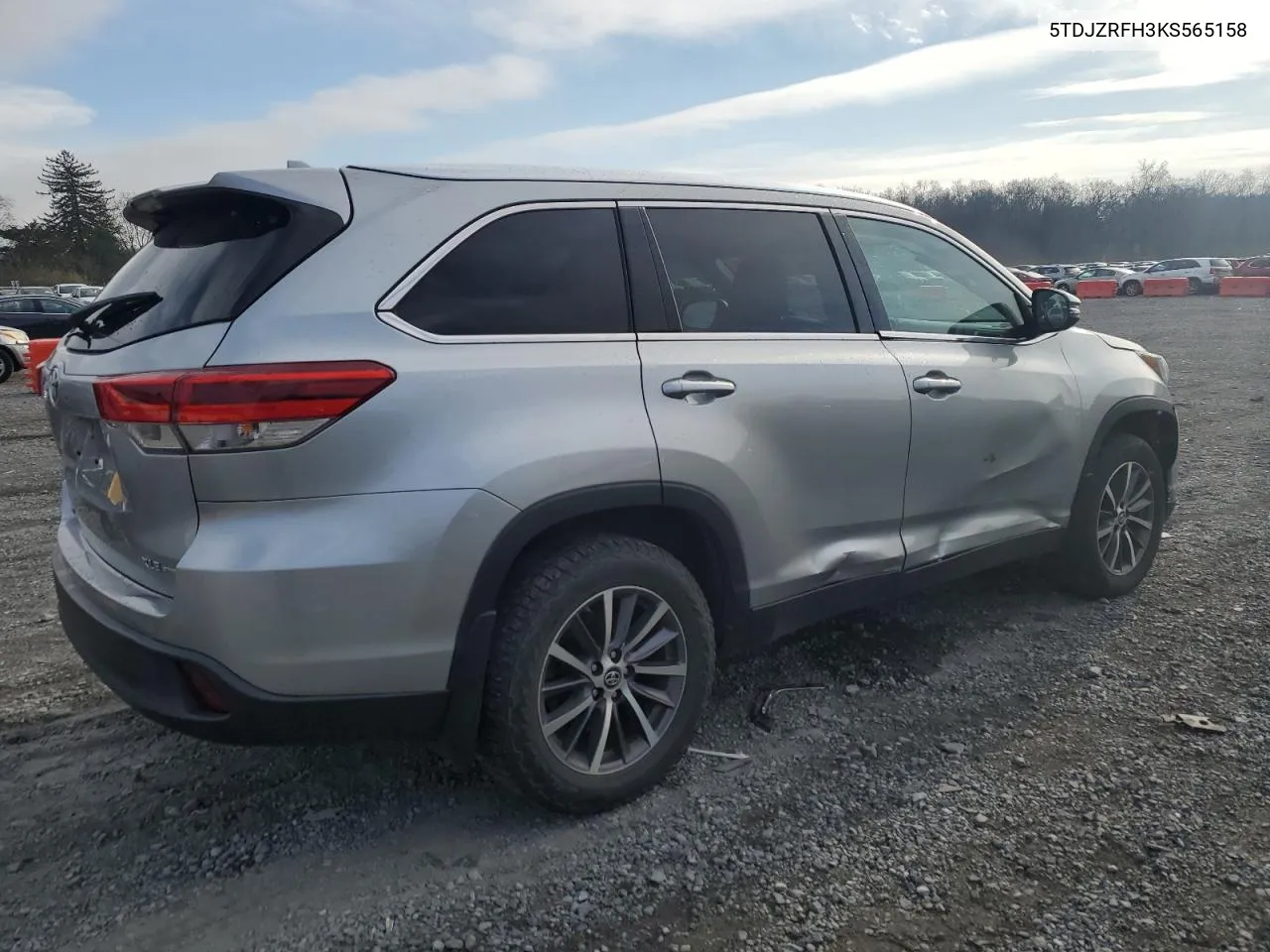 2019 Toyota Highlander Se VIN: 5TDJZRFH3KS565158 Lot: 80377234