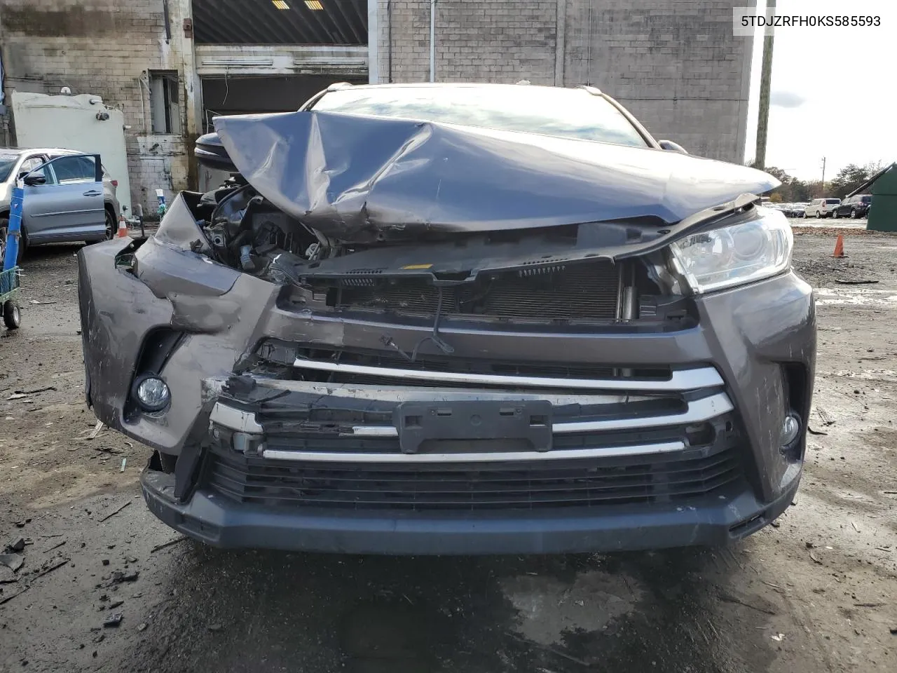 2019 Toyota Highlander Se VIN: 5TDJZRFH0KS585593 Lot: 80903764