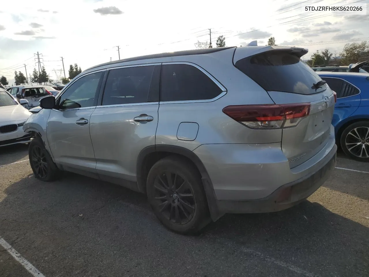 2019 Toyota Highlander Se VIN: 5TDJZRFH8KS620266 Lot: 80973784