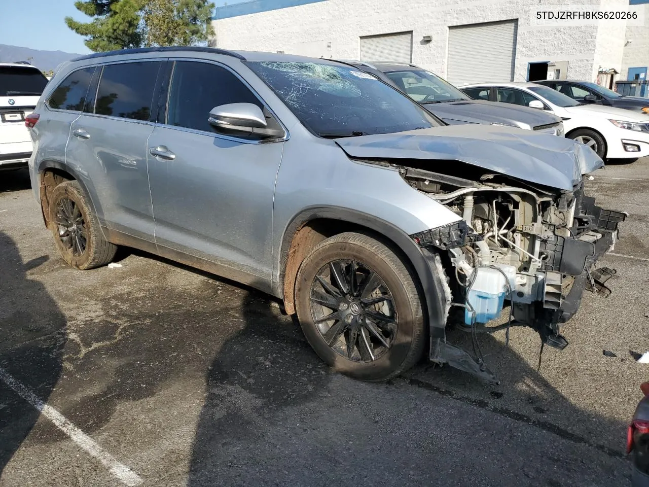 2019 Toyota Highlander Se VIN: 5TDJZRFH8KS620266 Lot: 80973784