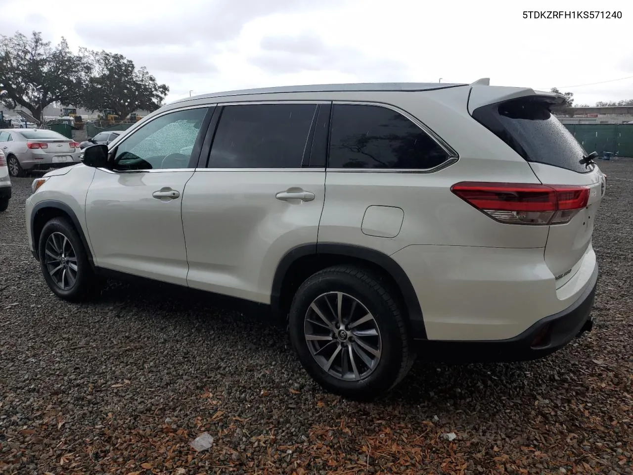 2019 Toyota Highlander Se VIN: 5TDKZRFH1KS571240 Lot: 81410764