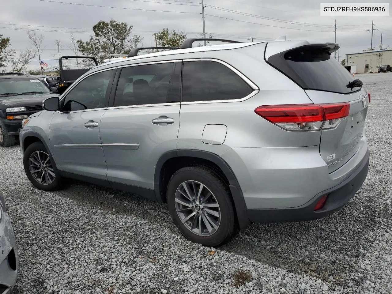 2019 Toyota Highlander Se VIN: 5TDJZRFH9KS586936 Lot: 81831824