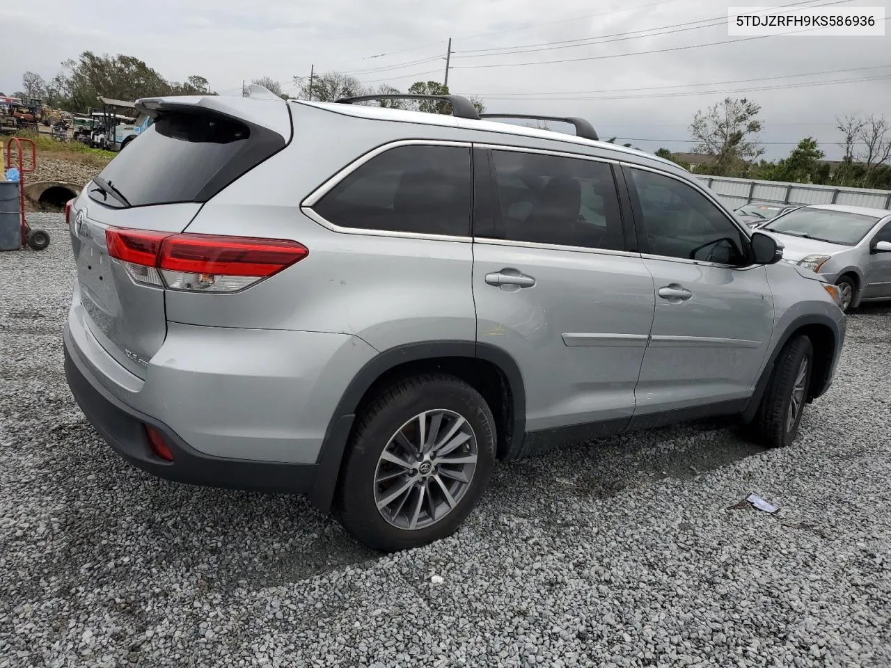 2019 Toyota Highlander Se VIN: 5TDJZRFH9KS586936 Lot: 81831824