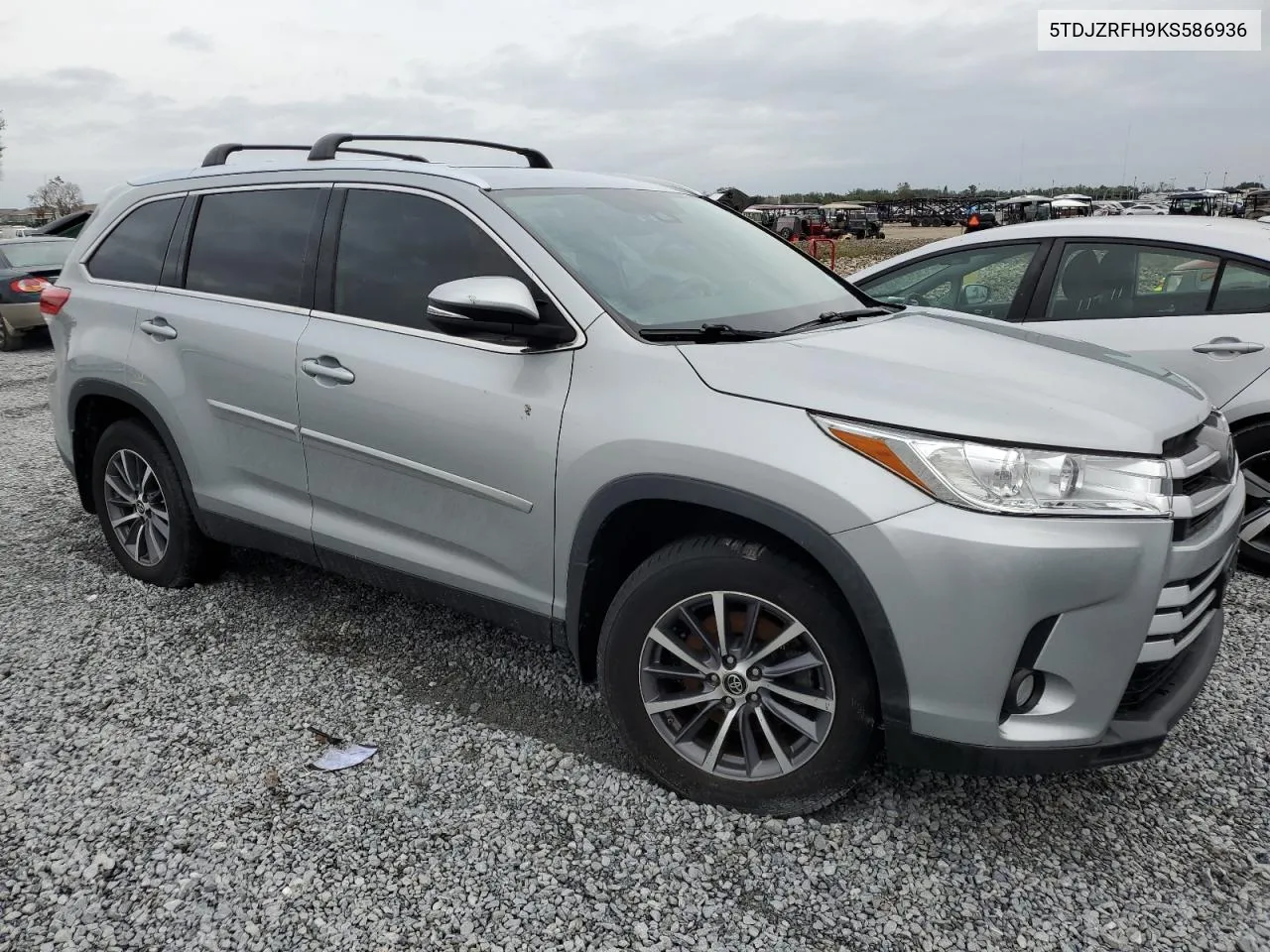 2019 Toyota Highlander Se VIN: 5TDJZRFH9KS586936 Lot: 81831824