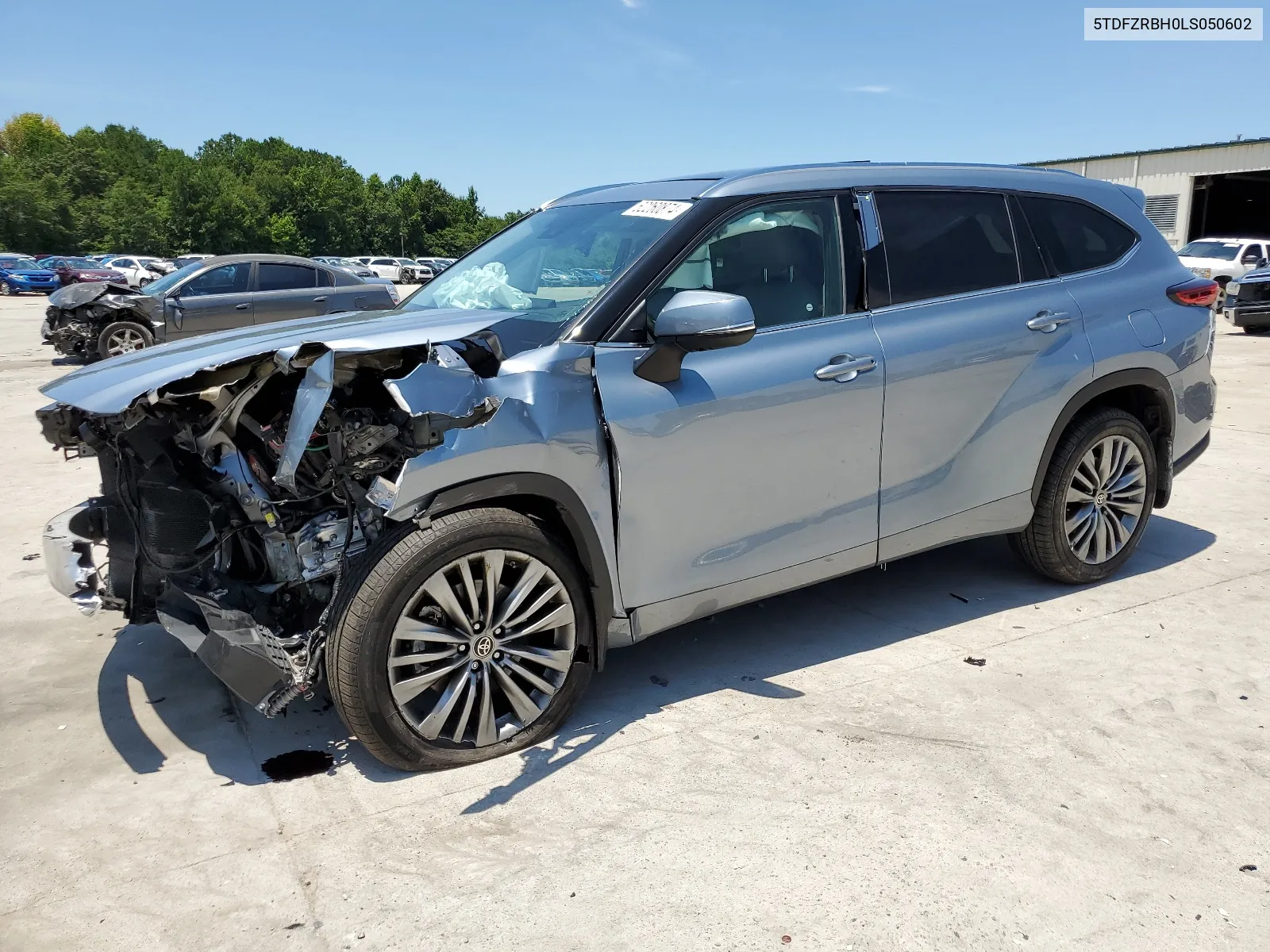 2020 Toyota Highlander Platinum VIN: 5TDFZRBH0LS050602 Lot: 62260874