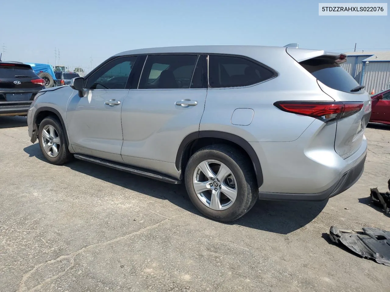 2020 Toyota Highlander L VIN: 5TDZZRAHXLS022076 Lot: 62895494