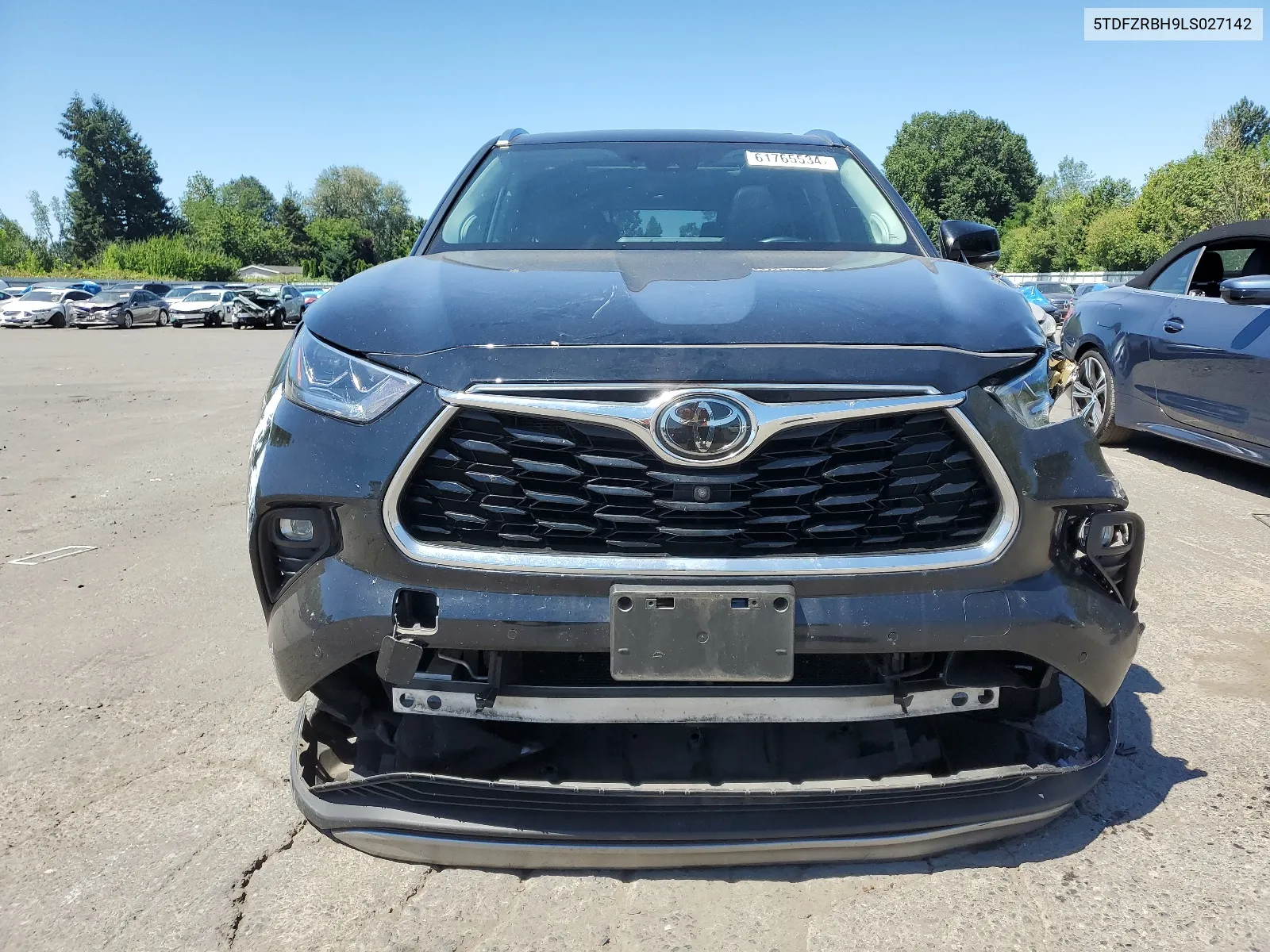 2020 Toyota Highlander Platinum VIN: 5TDFZRBH9LS027142 Lot: 65794774