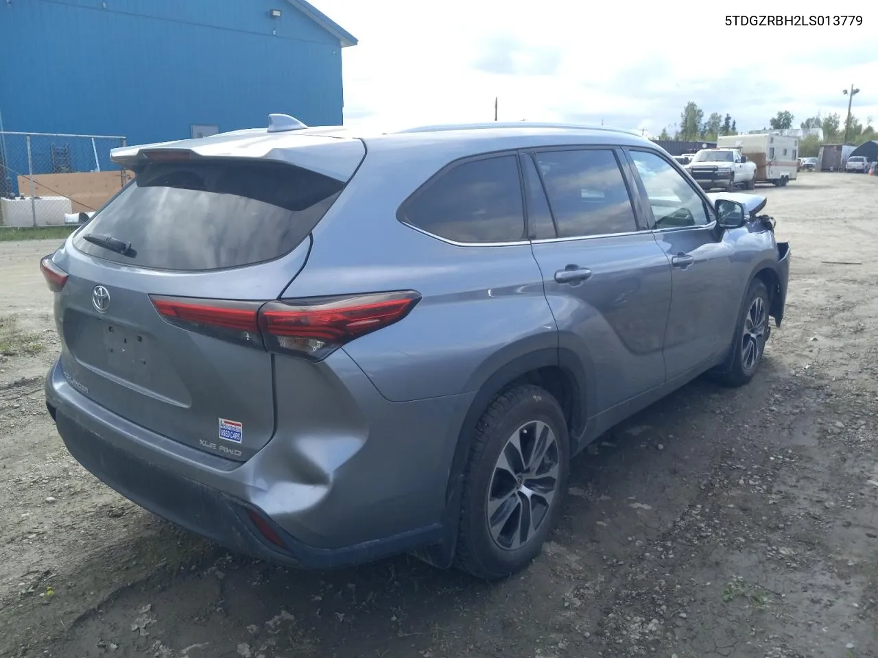 2020 Toyota Highlander Xle VIN: 5TDGZRBH2LS013779 Lot: 67189734