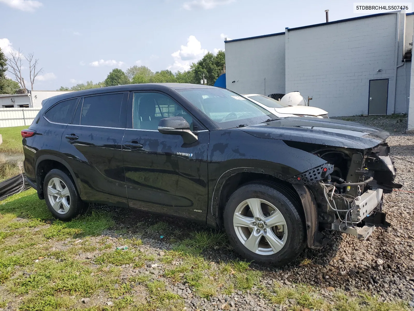 2020 Toyota Highlander Hybrid Le VIN: 5TDBBRCH4LS507476 Lot: 67395454