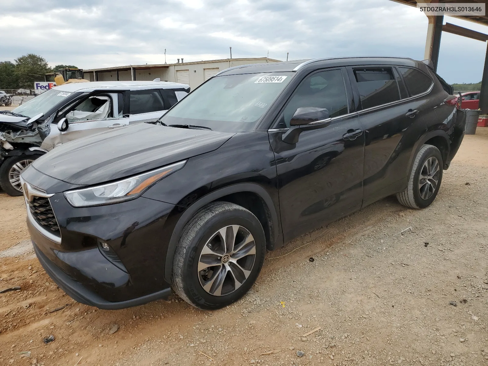 2020 Toyota Highlander Xle VIN: 5TDGZRAH3LS013646 Lot: 67509514