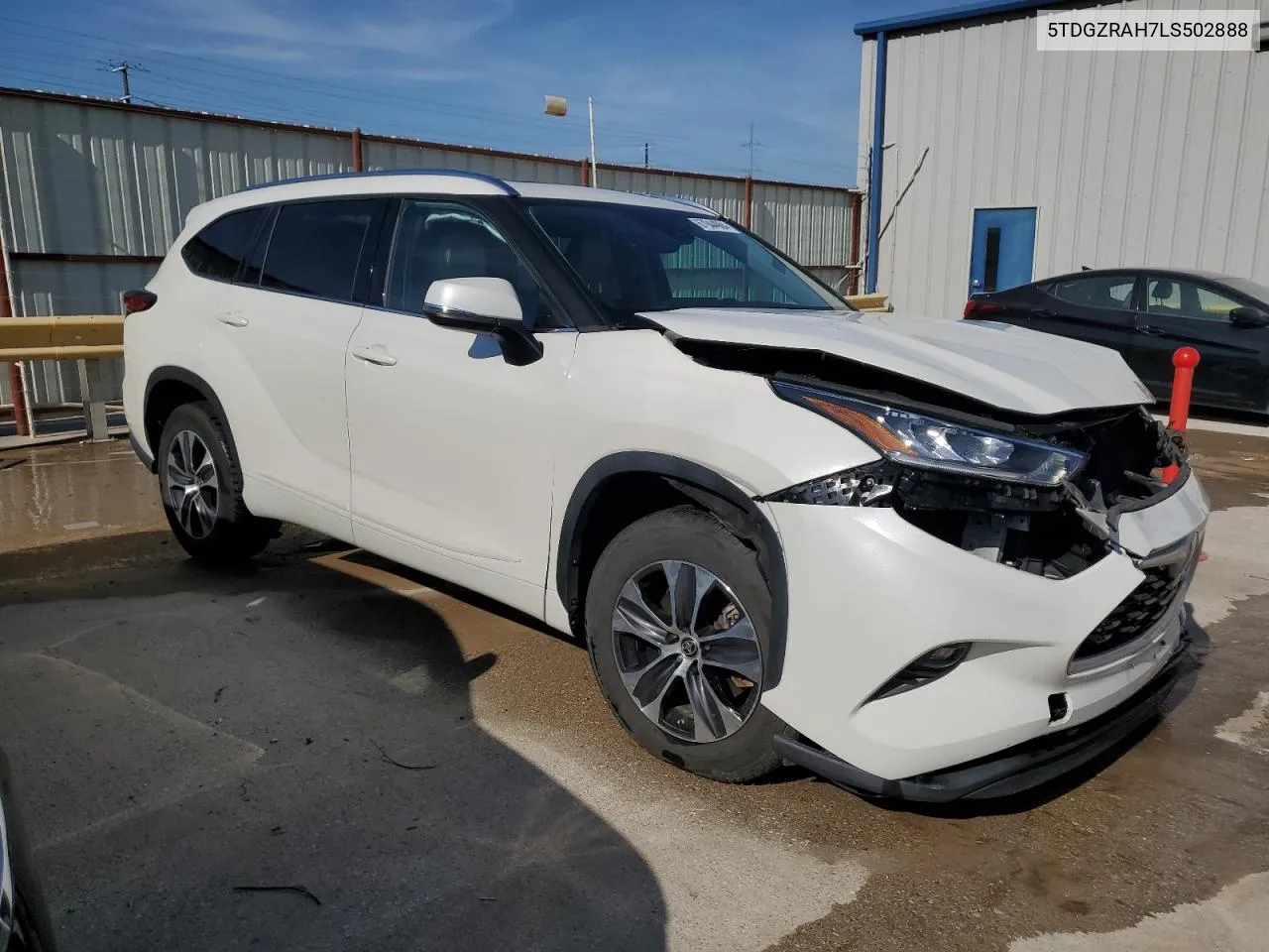 2020 Toyota Highlander Xle VIN: 5TDGZRAH7LS502888 Lot: 67944904