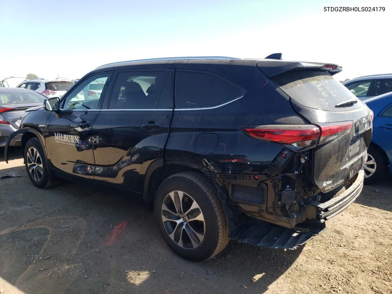 2020 Toyota Highlander Xle VIN: 5TDGZRBH0LS024179 Lot: 69830074