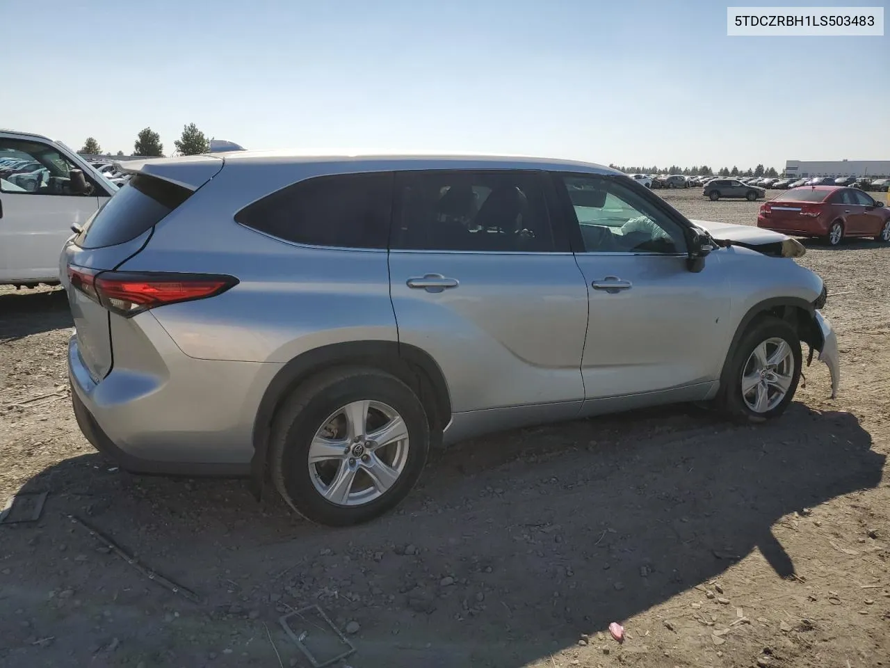 2020 Toyota Highlander L VIN: 5TDCZRBH1LS503483 Lot: 69920294