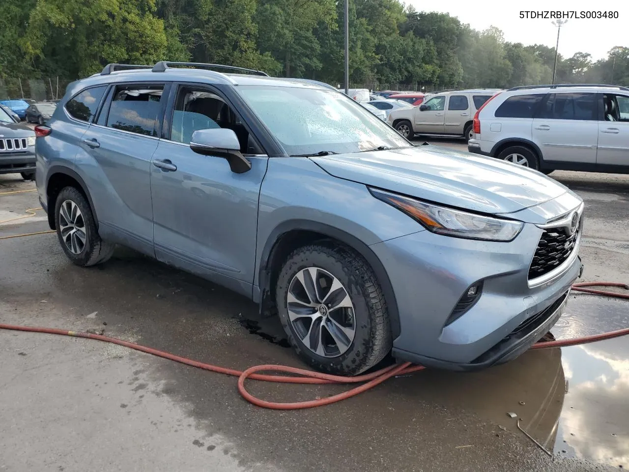 2020 Toyota Highlander Xle VIN: 5TDHZRBH7LS003480 Lot: 70995904