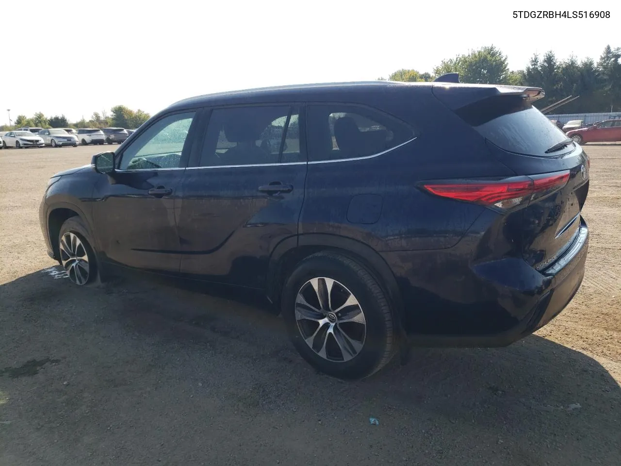 2020 Toyota Highlander Xle VIN: 5TDGZRBH4LS516908 Lot: 71004264