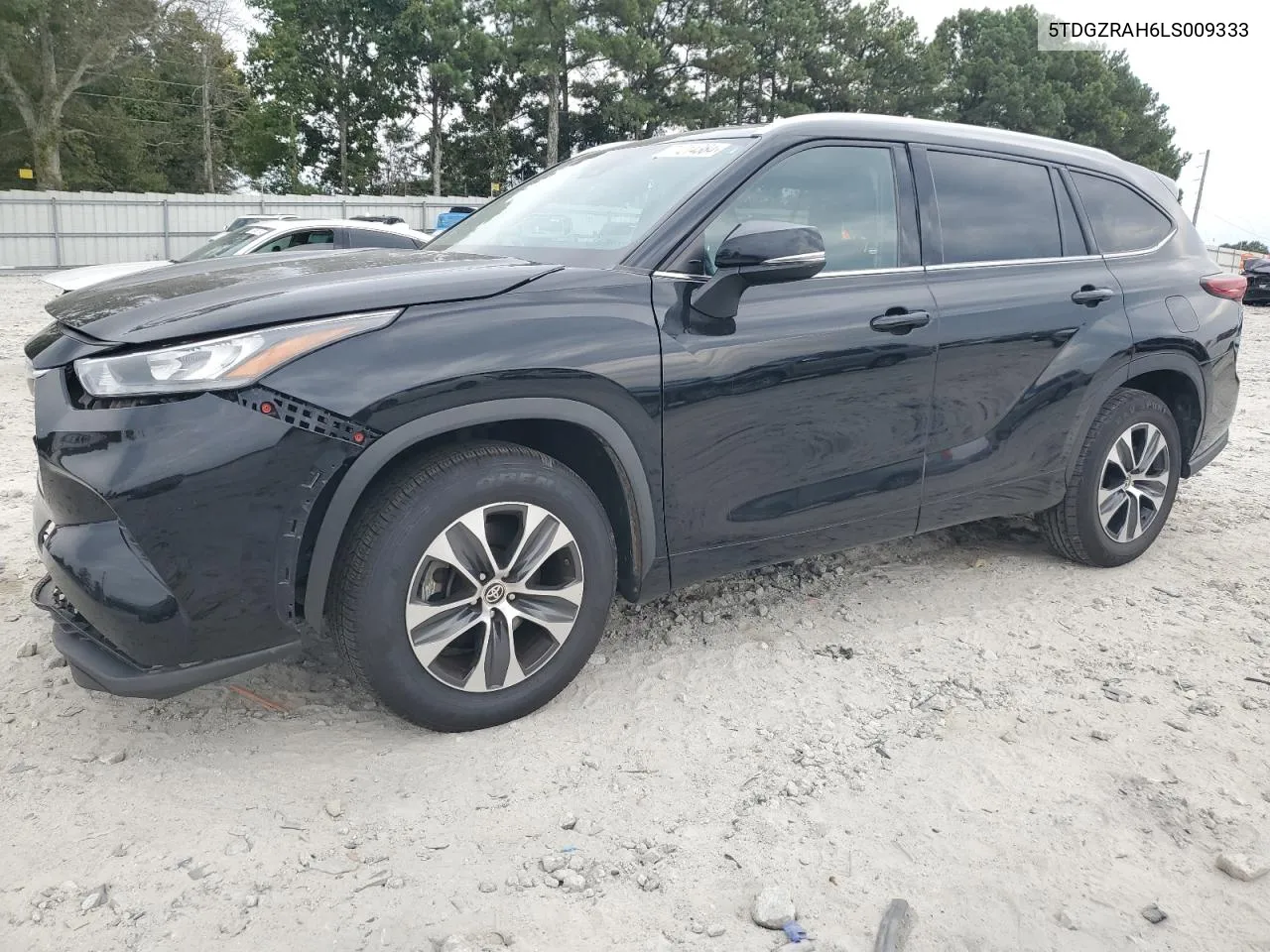 2020 Toyota Highlander Xle VIN: 5TDGZRAH6LS009333 Lot: 71214384