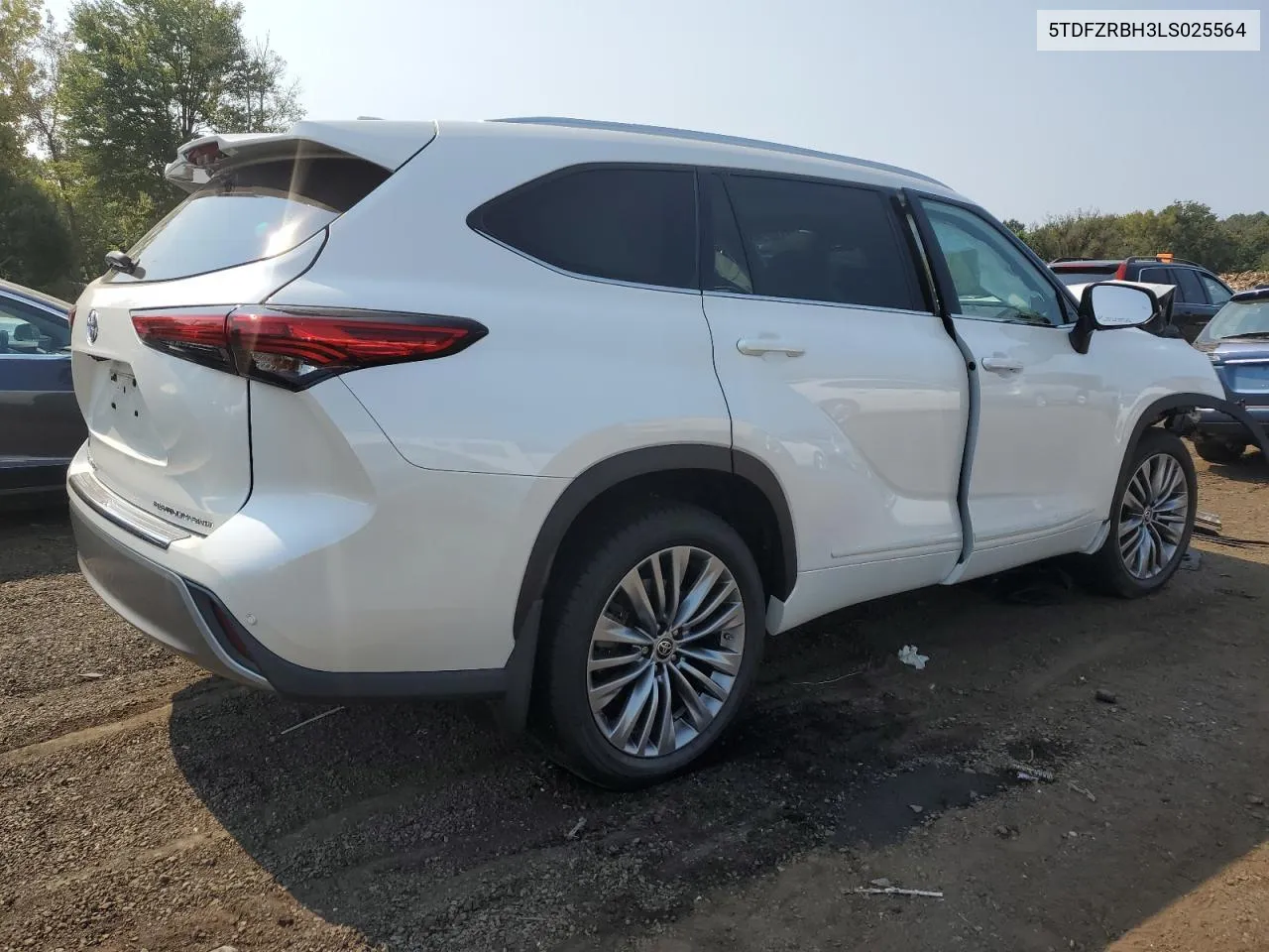 2020 Toyota Highlander Platinum VIN: 5TDFZRBH3LS025564 Lot: 71310774