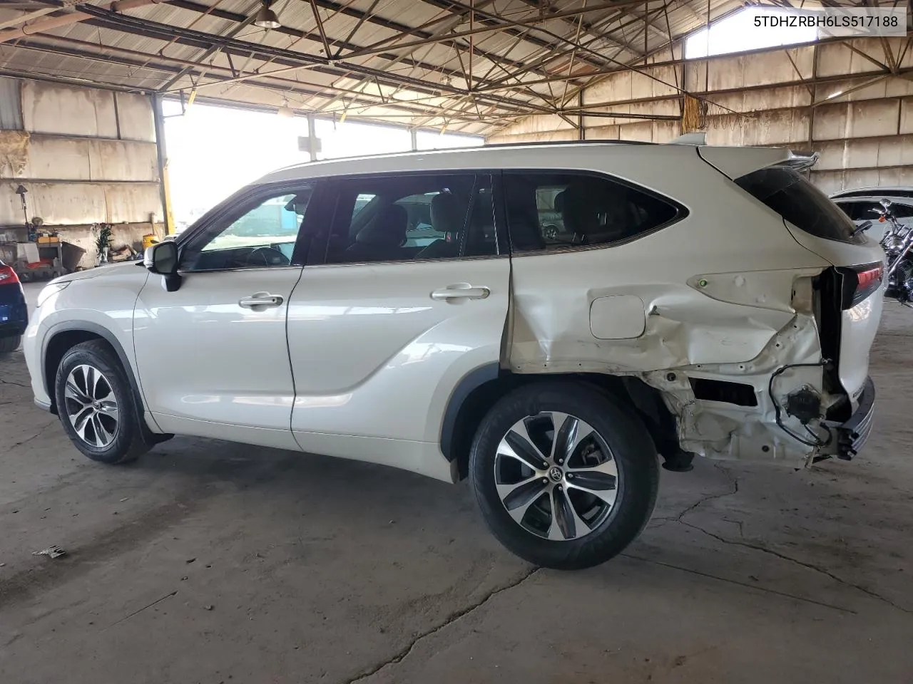 2020 Toyota Highlander Xle VIN: 5TDHZRBH6LS517188 Lot: 71585854