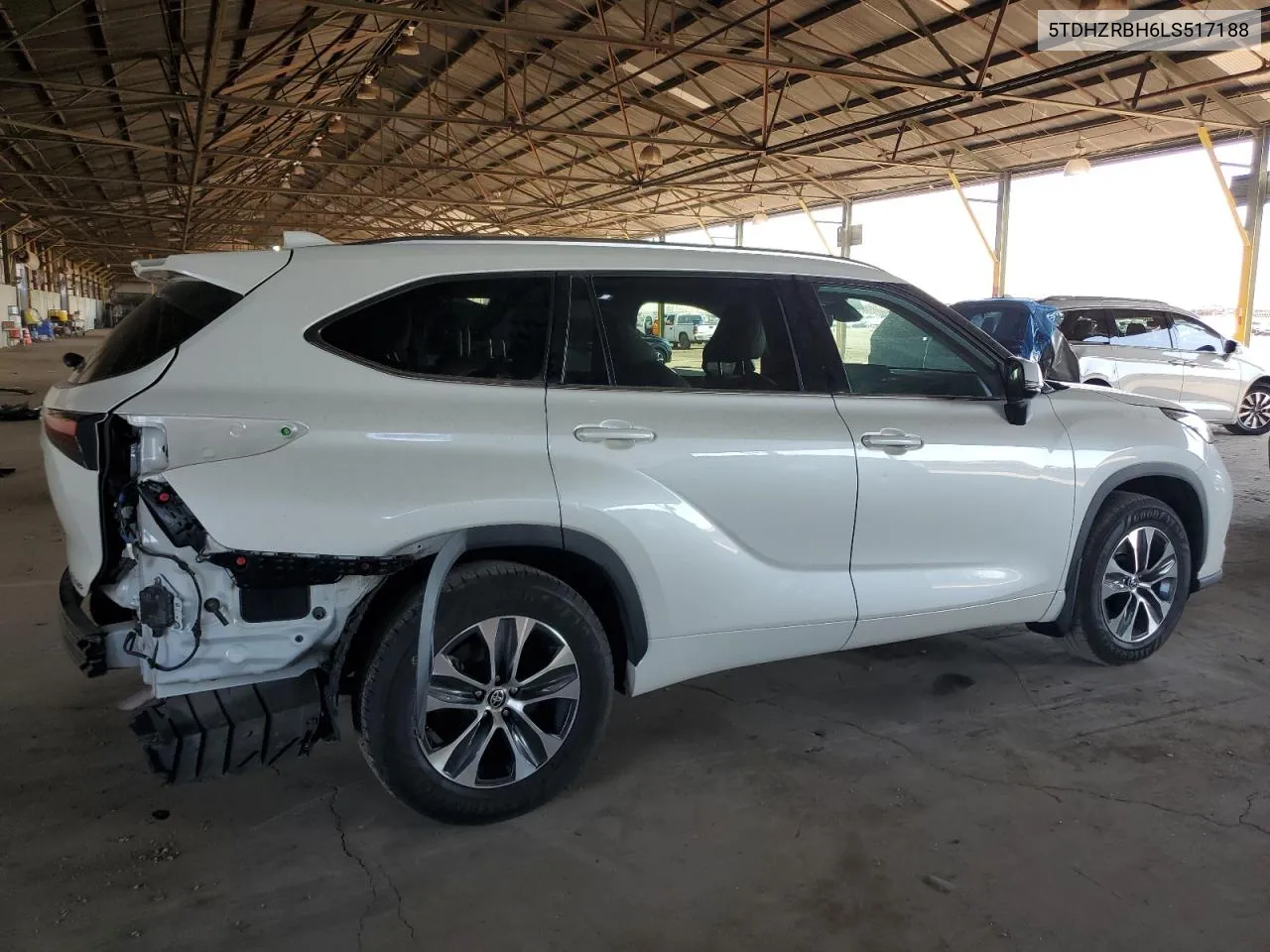 5TDHZRBH6LS517188 2020 Toyota Highlander Xle