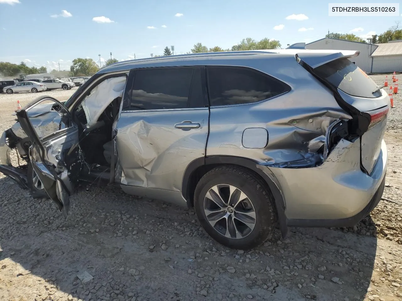 2020 Toyota Highlander Xle VIN: 5TDHZRBH3LS510263 Lot: 71814994