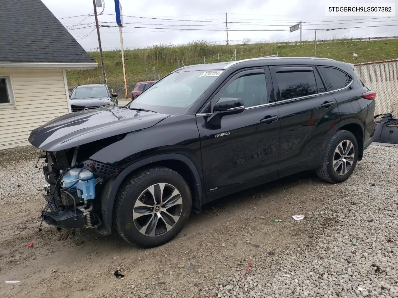 5TDGBRCH9LS507382 2020 Toyota Highlander Hybrid Xle