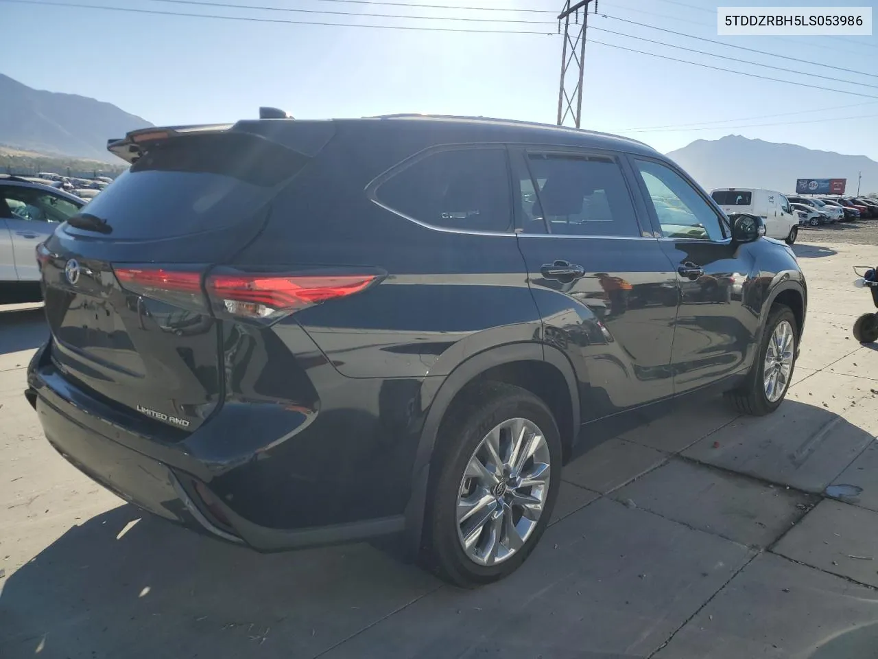 2020 Toyota Highlander Limited VIN: 5TDDZRBH5LS053986 Lot: 73178254