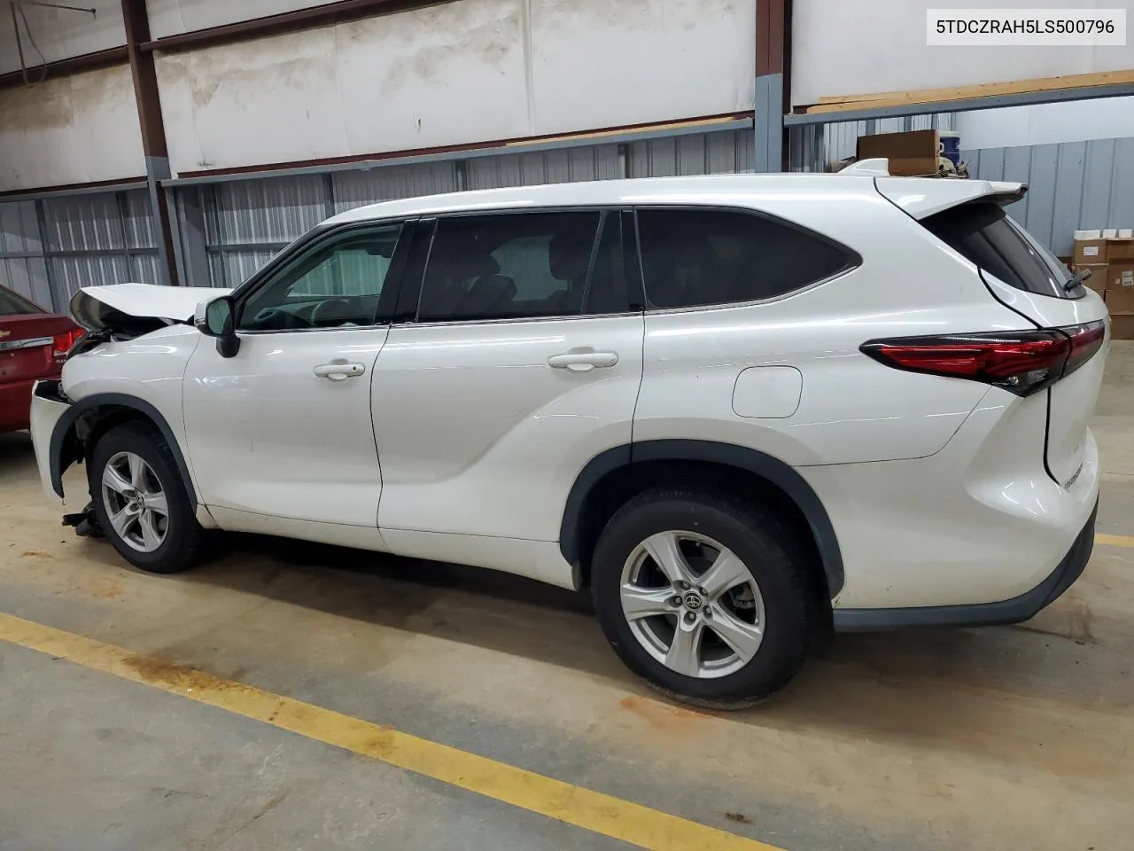 2020 Toyota Highlander L VIN: 5TDCZRAH5LS500796 Lot: 74530444