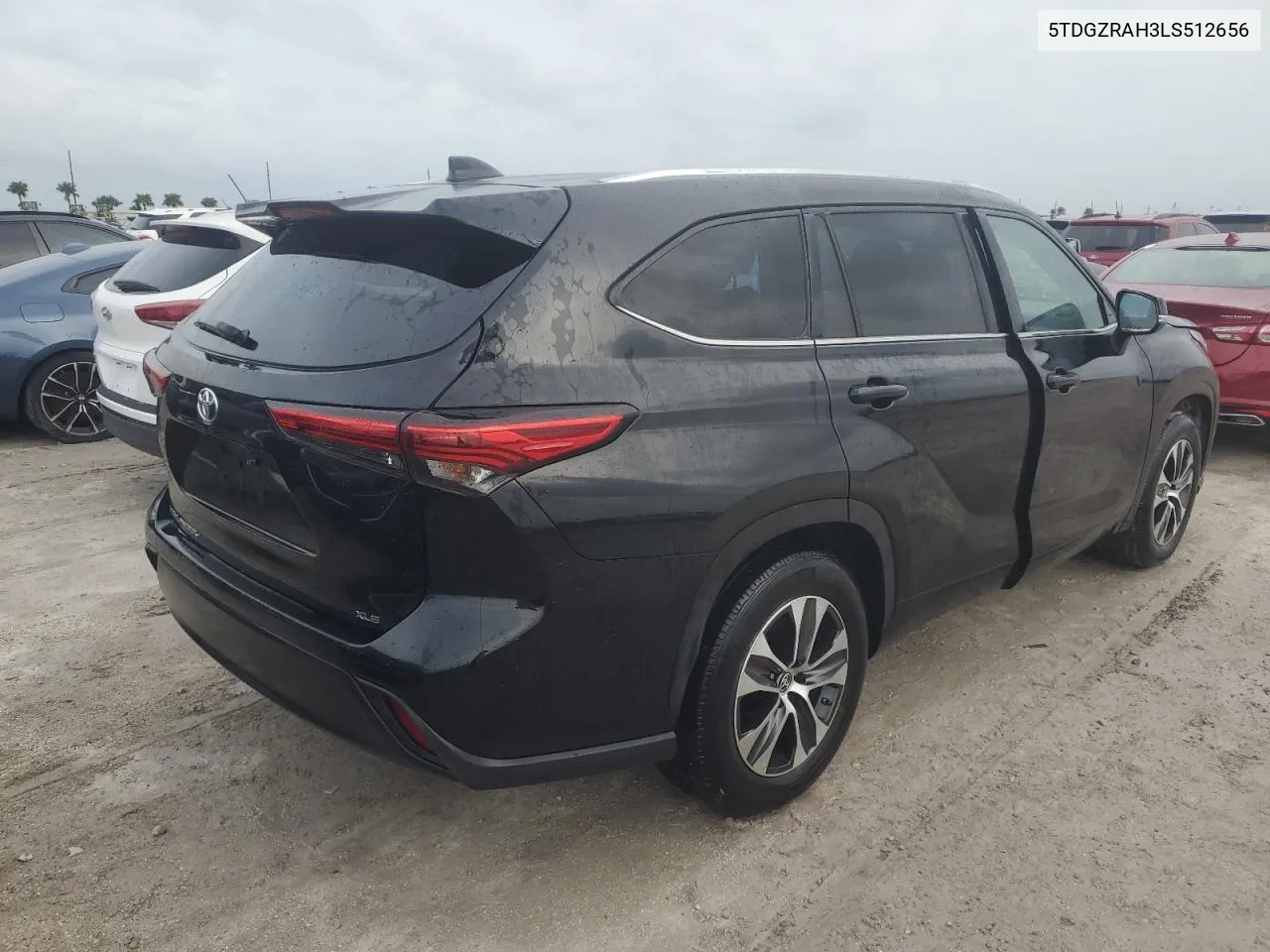 2020 Toyota Highlander Xle VIN: 5TDGZRAH3LS512656 Lot: 75313064