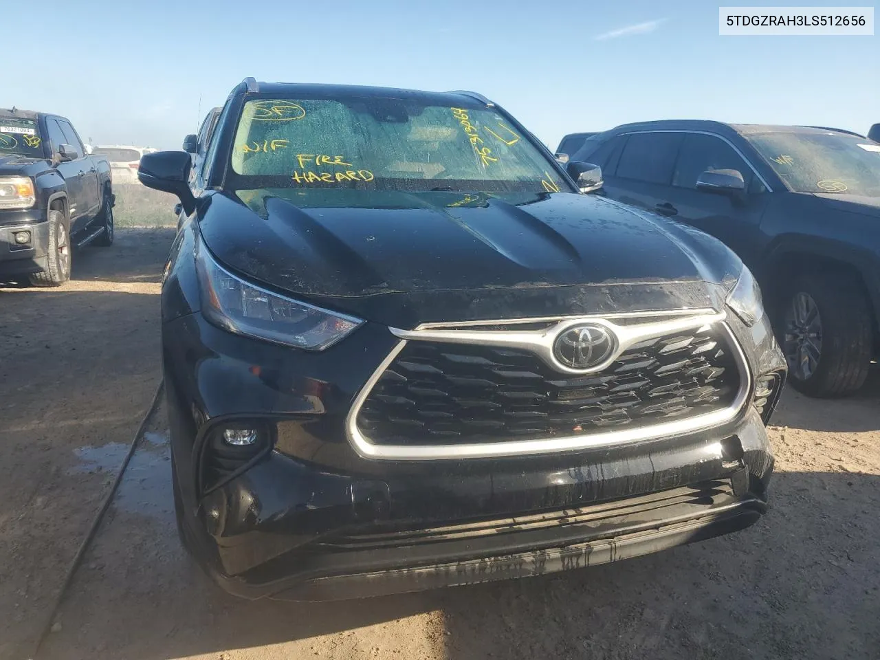 2020 Toyota Highlander Xle VIN: 5TDGZRAH3LS512656 Lot: 75313064