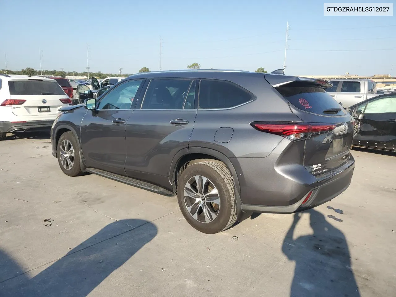 2020 Toyota Highlander Xle VIN: 5TDGZRAH5LS512027 Lot: 75757784