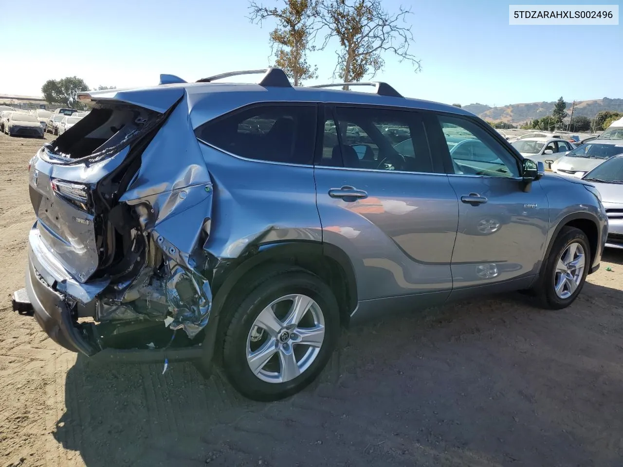 2020 Toyota Highlander Hybrid Le VIN: 5TDZARAHXLS002496 Lot: 75927564