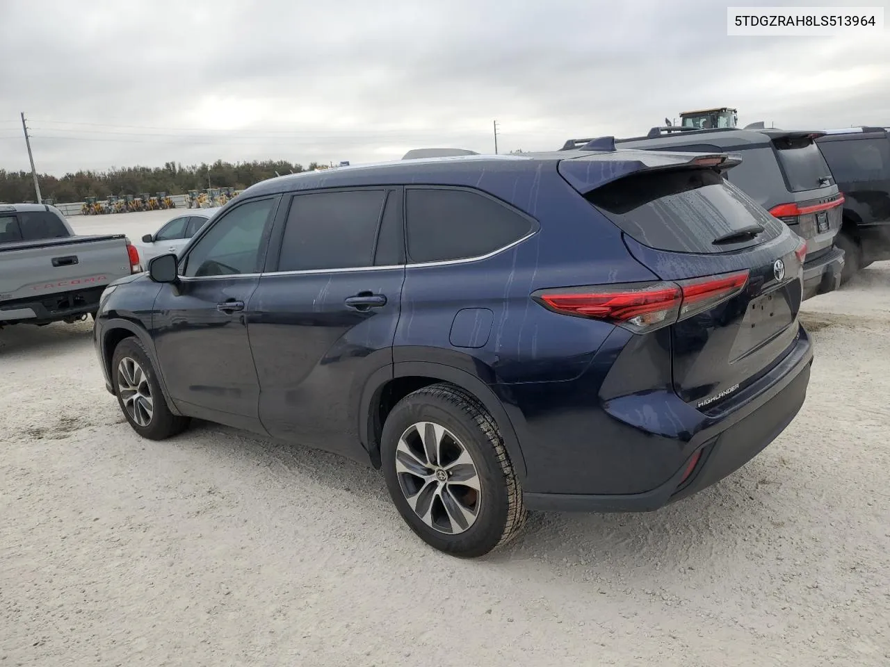 2020 Toyota Highlander Xle VIN: 5TDGZRAH8LS513964 Lot: 76875264