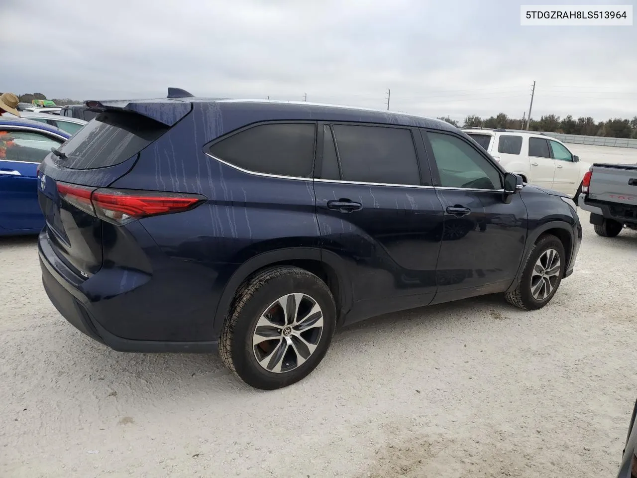 2020 Toyota Highlander Xle VIN: 5TDGZRAH8LS513964 Lot: 76875264