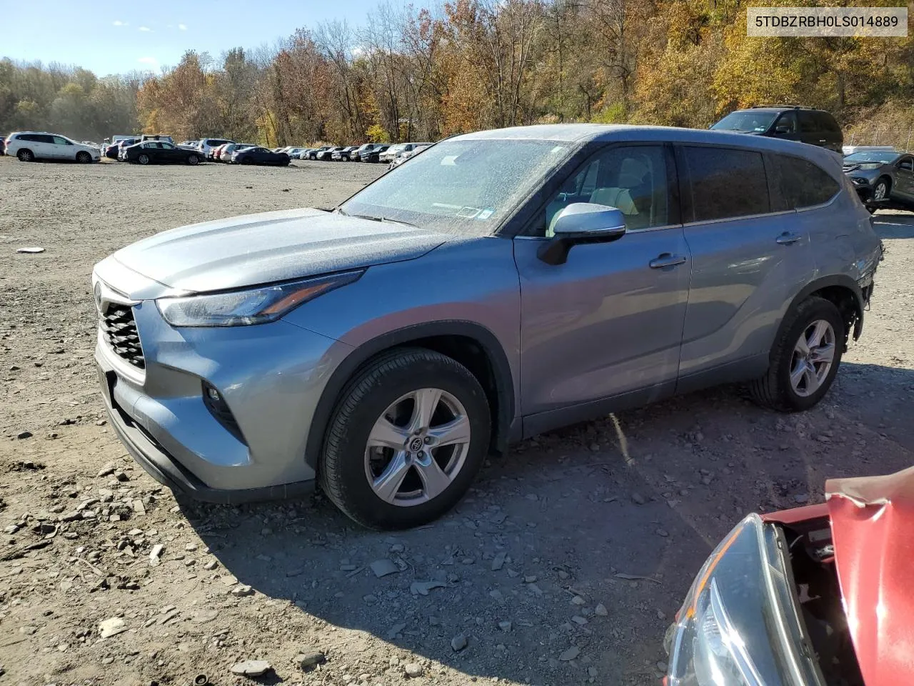 2020 Toyota Highlander L VIN: 5TDBZRBH0LS014889 Lot: 77451414